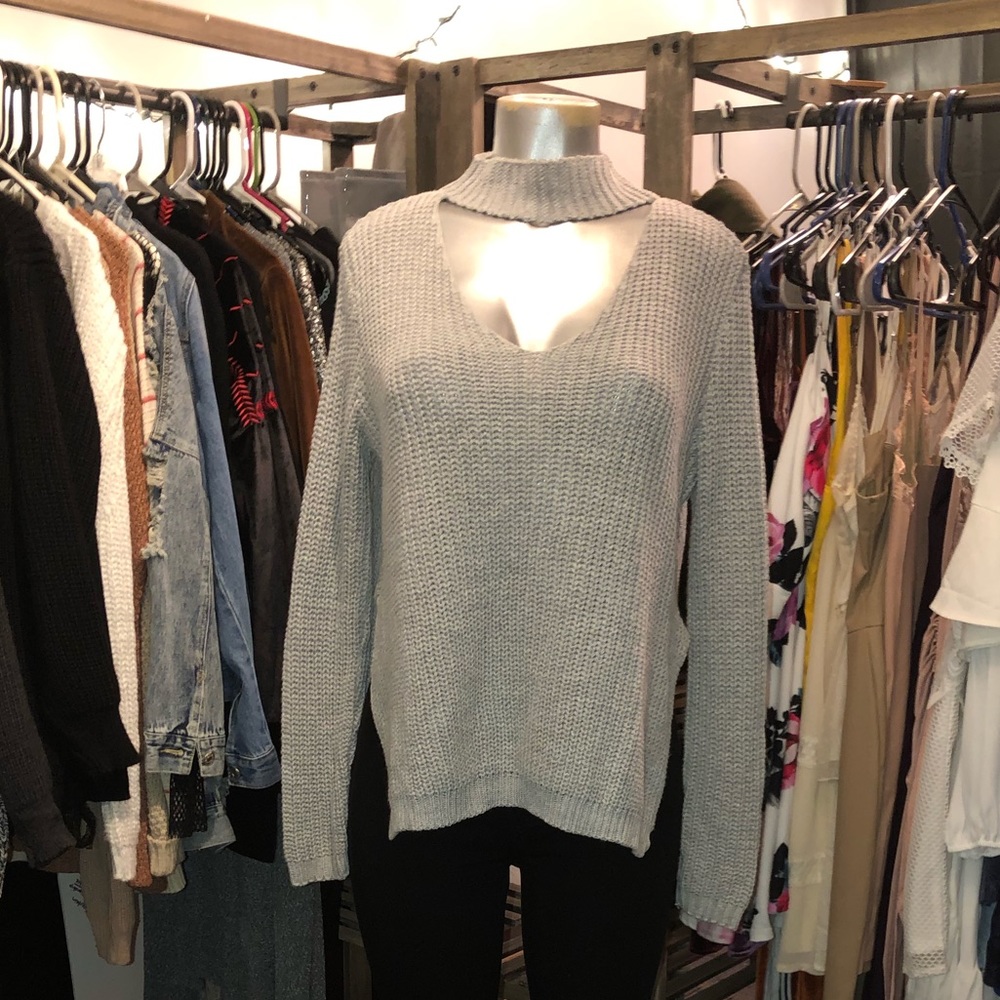 Stylish Choker Sweater